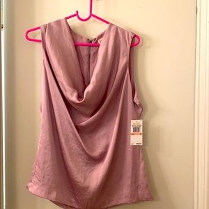 Rose smoke Michael Kors sleeveless top